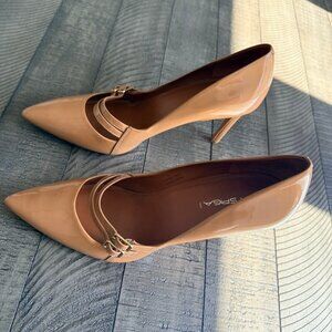 Via Spiga Patent Leather Mary Jane Pumps